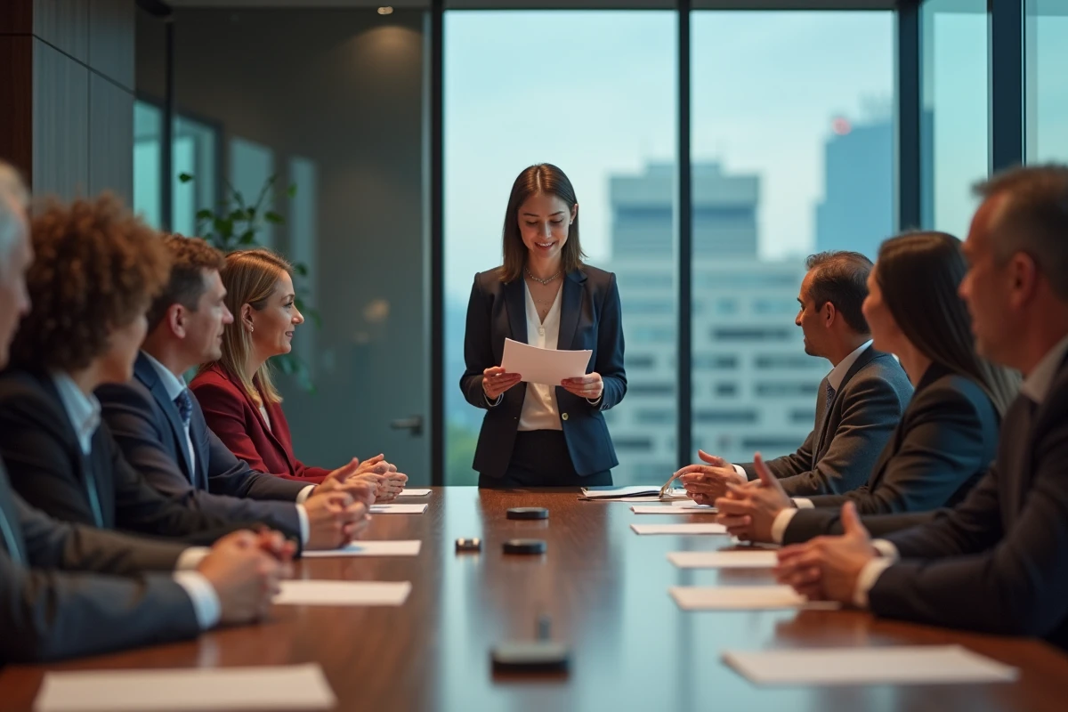 Collegues divers discutant autour d